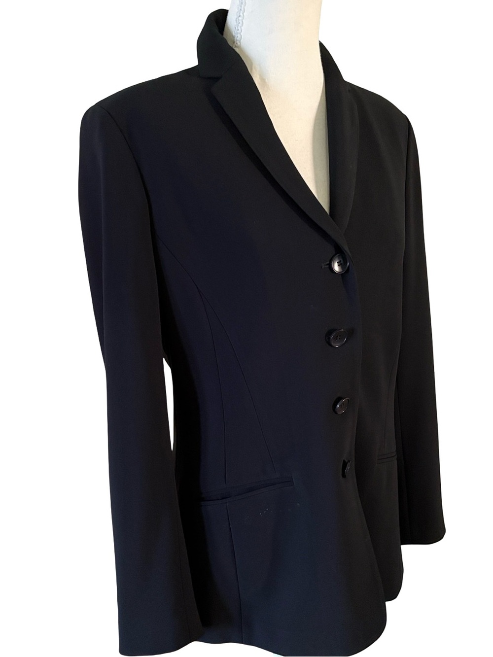 Ann Taylor Black Tailored Women's Blazer - Picture 4 of 8